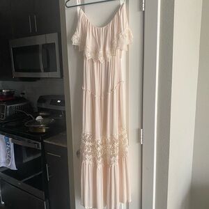Flying Tomato Cream Maxi Dress